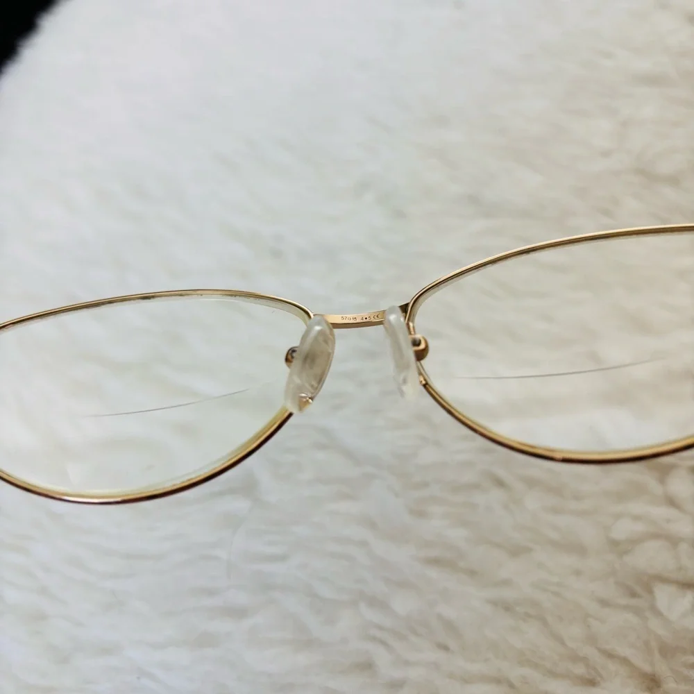 Safilo Emozioni Brown Tortoise/Gold Oval Glasses Frame Only